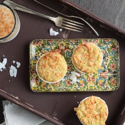 Kiwi, Coconut, & Lime Muffins