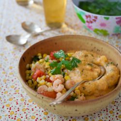 shrimp and corn