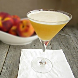 Peachy Martini