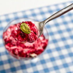 Blackcurrant & Pistachio Fool