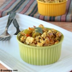 Tofu and Bell Pepper Bhurji