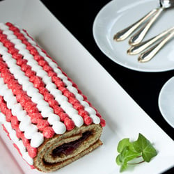 Beaded Banana Cake Roll