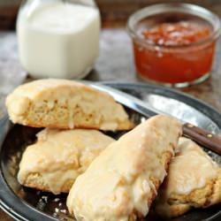Glazed Orange Scones