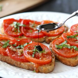 Roasted Tomato Sandwich Goat Cheese