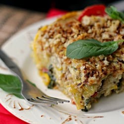 Tomato, Squash and Pepper Gratin