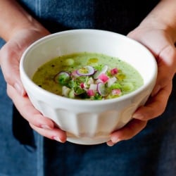 Minted Zucchini Gazpacho