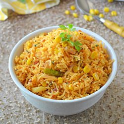 Sweet Corn Tomato Rice
