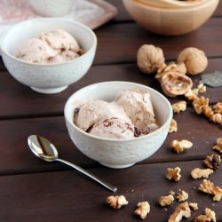 Walnut Chocolate Ice Cream