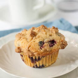 Blueberry Crumb Muffins