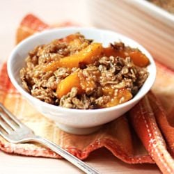Vegan Peach Crisp
