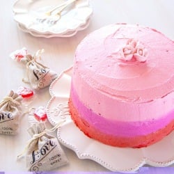 Ombre Wedding Cake
