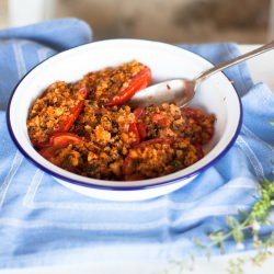 Breadcrumb Stuffed Tomatoes
