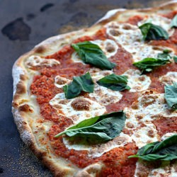 Thin Crust Margherita Pizza