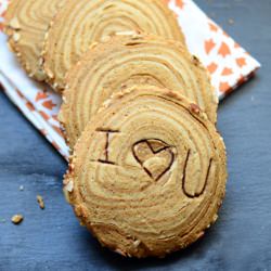 Spiced Tree Trunk Cookies