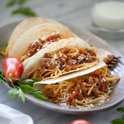 Spaghetti Tacos