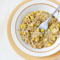 Fresh Corn Farrotto