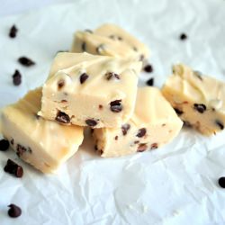 No bake cookie dough fudge
