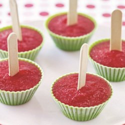 Strawberry Basil Ice Pops