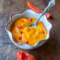 Sweet Potato, Pepper & Coconut Soup