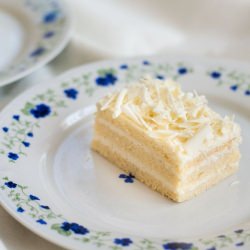 White Opera Cake