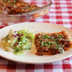 Deep Dish Pizza Casserole