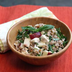 Farro Nectarine Salad