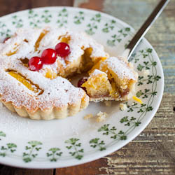 Mango frangipane tarts