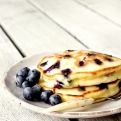 Blueberry Yogurt Pancakes