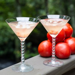 Clear Tomato Martinis