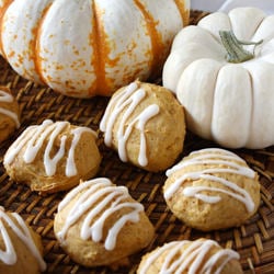 Glazed Pumpkin Cookies