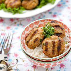 Shrimp and Pork Mini Burgers