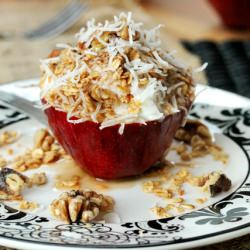Apple Coconut Yogurt Cups