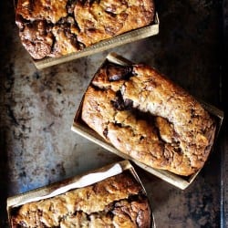 Banana Bread with Nutella Swirl