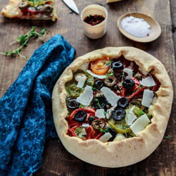 Tomato Goat Cheese Galette