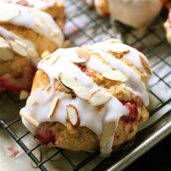 Strawberry Almond Scones
