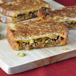 Sloppy Joe Grilled Cheese