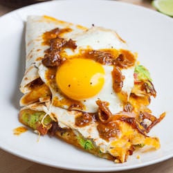 Bacon Jam & Guacamole Quesadilla