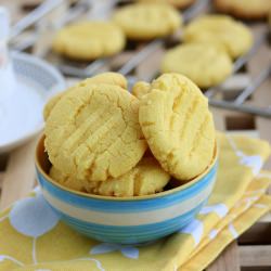 Eggless Custard Powder cookies