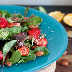 Salad w Vanilla & Lemon Dressing
