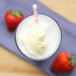 Strawberry Soda Float