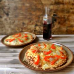 Taco Quesadilla Pizza