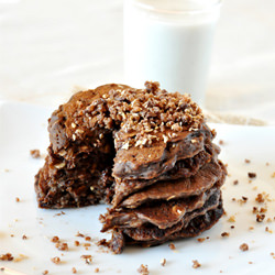 No Bake Cookie Pancakes