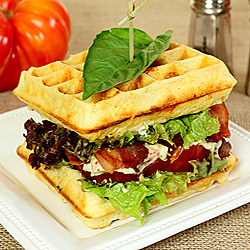 Cheesy Waffle BLT
