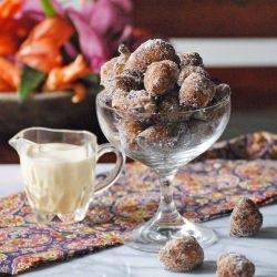 Fritole with Zabaglione Cream