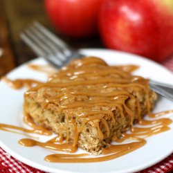 Apple Bars with Cinnamon Caramel