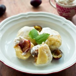 Dumplings with Plums