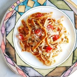 Lobster Pasta with Cream Sauce