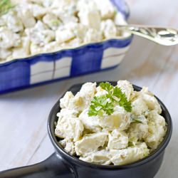 Herbed Potato Salad with Pesto Aoli