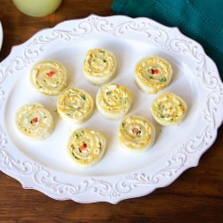 Egg Salad Pinwheel Sandwiches