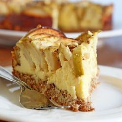 Apple and Cottage Cheese Duet Cake
